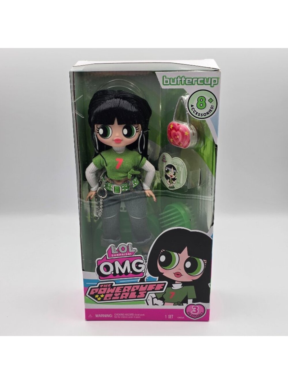 L.O.L. Surprise! OMG The Powerpuff Girls Doll Buttercup Green Cartoon Network